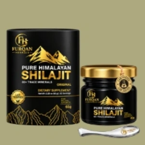 Pure Himalayan Shilajit jar and tin